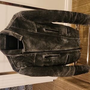 All Saints Leather Biker Jacket